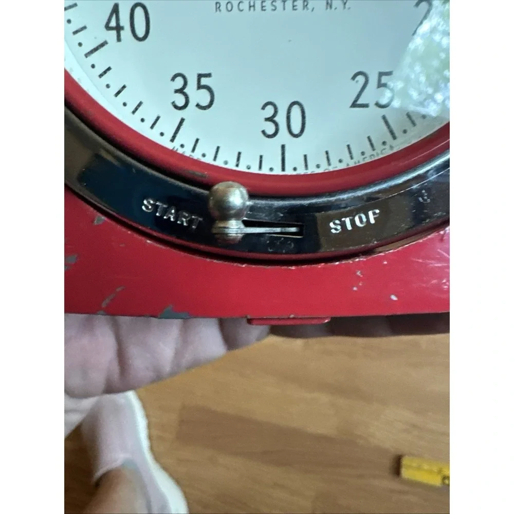 Vintage EASTMAN KODAK Film‎ Photographs Darkroom Red Chrome Swivel TIMER